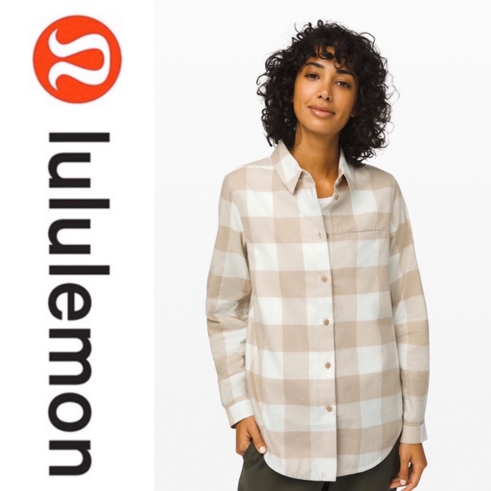 Lululemon full day ahead flannel size 8